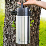 Coffee Station pumpputermos 3,5 l - helposti pumpulla toimiva kahvitermos tapahtumiin