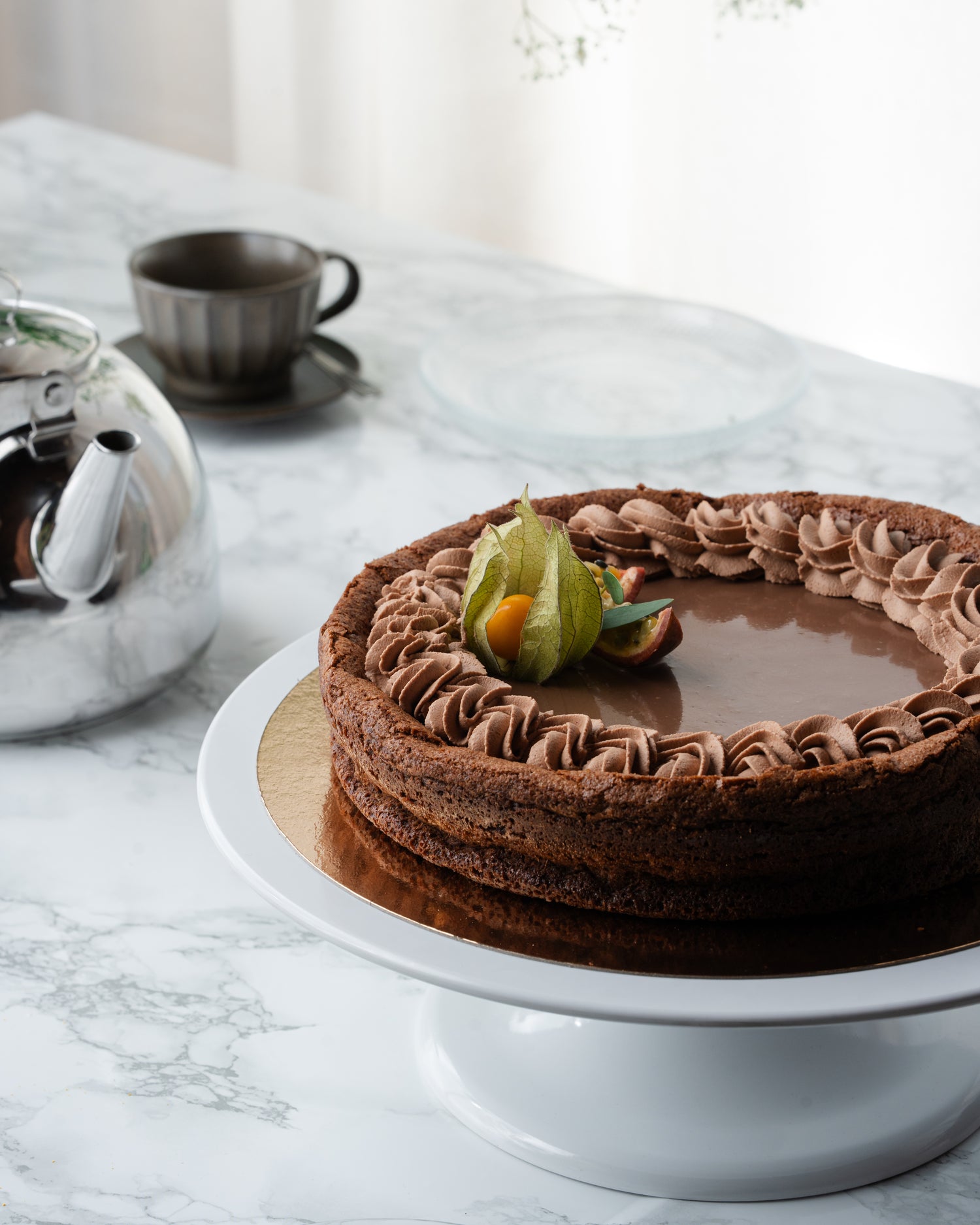 Jauhoton suklaakakku - pehmeän suklainen ja suussa sulava kakku