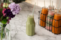 Vihersmoothie, virkistävä smoothie vihreistä kasviksista ja hedelmistä, Semma Catering